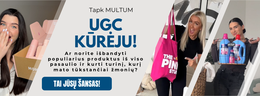 Tapk Multum UGC kūrėju!